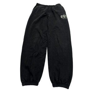 Saintwoods Washed Sweatpants in Washed Black